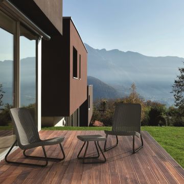 Set mobilier gradina antracit Keter Rio Patio