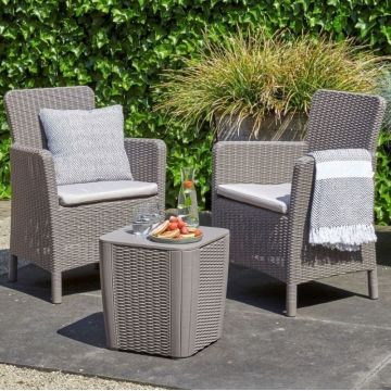 Set mobilier gradina cappuccino - sand Keter Trenton