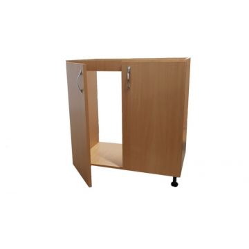Masca Pentru Chiuveta cu 2 usi Cires 80x87x50 cm din Pal 18mm si cu Picioare Reglabile