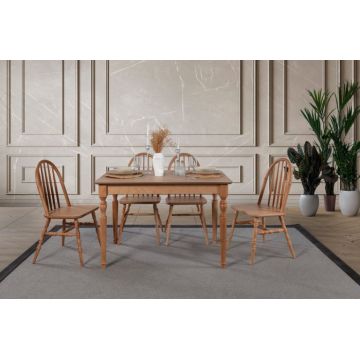 Set de masa si scaune extensibile (5 bucati), Valery