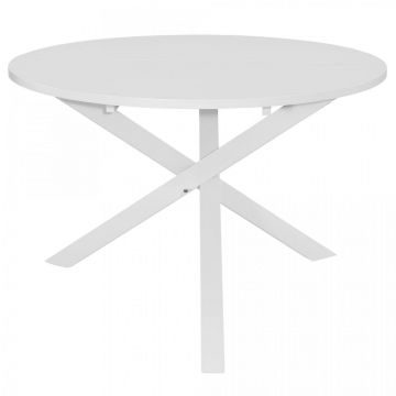 Set mobilier de bucătărie, 5 piese, alb, MDF