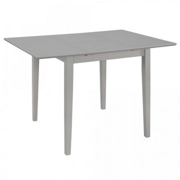 Set mobilier de bucătărie, 5 piese, gri, MDF