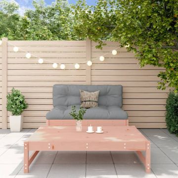 Set mobilier de grădină cu perne, 2 piese, lemn masiv Douglas