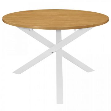 Set de mobilier de bucătărie, 5 piese, alb, MDF