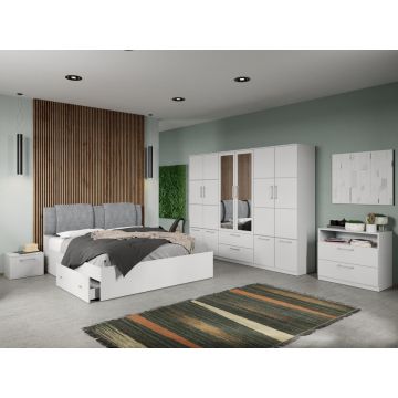 Set dormitor complet Alb Adapto C15
