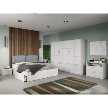 Set dormitor complet Alb Adapto C17