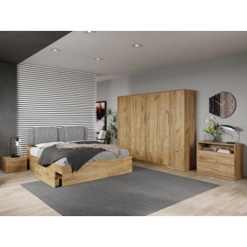 Set dormitor complet Stejar Adapto C13