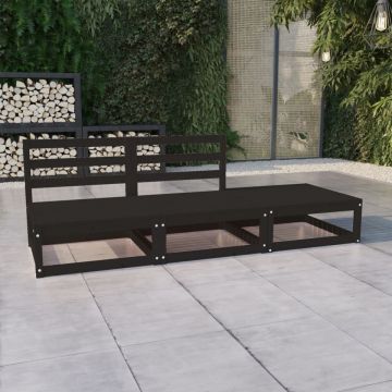 Set mobilier de grădină,3 piese, lemn masiv de pin