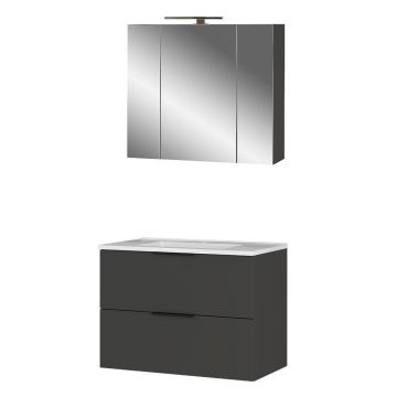Set mobilier pentru baie antracit Crandon 7800 - Germania