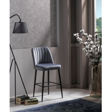 Set scaun de bar (4 buc), Vento - gri