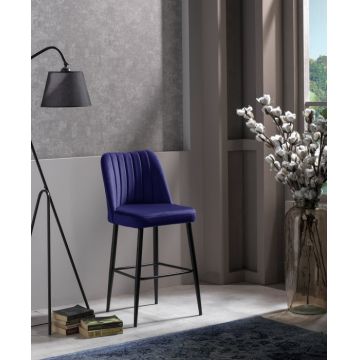 Set scaun de bar (4 piese), Vento - Albastru
