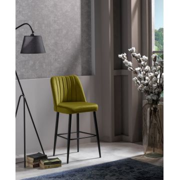 Set scaun de bar (4 piese), Vento - Galben