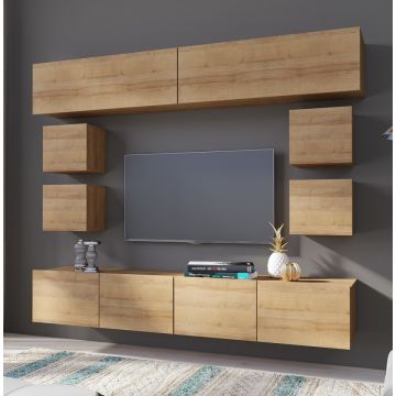 Set de mobilier CALABRIA 10 Stejar Auriu