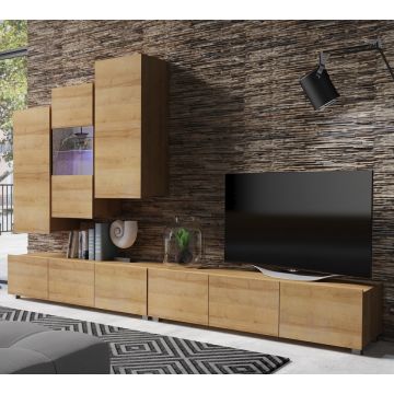 Set de mobilier CALABRIA 11 Stejar Auriu