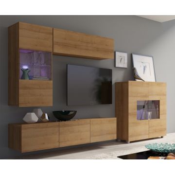 Set de mobilier CALABRIA 3 Stejar Auriu