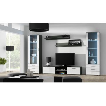Set de mobilier SOHO 4G Gri / Alb Lucios