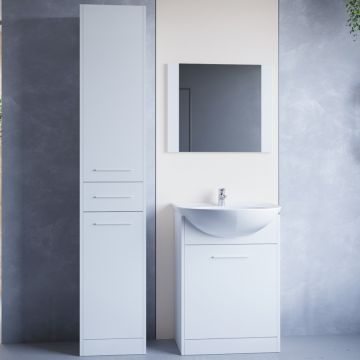 Mobilier de baie NICO LONG Alb Laminat