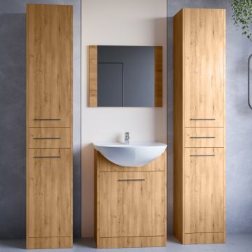 Mobilier de baie SLIM MAX Stejar Artisan