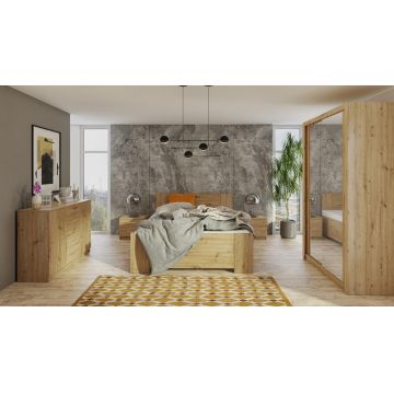 Mobilier de dormitor BONO 1 Stejar Artisan