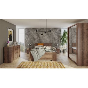 Mobilier de dormitor BONO 1 Stejar Monastery