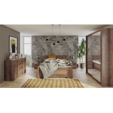 Mobilier de dormitor BONO 2 Stejar Monastery