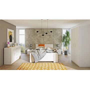 Mobilier de dormitor BONO 7 Alb