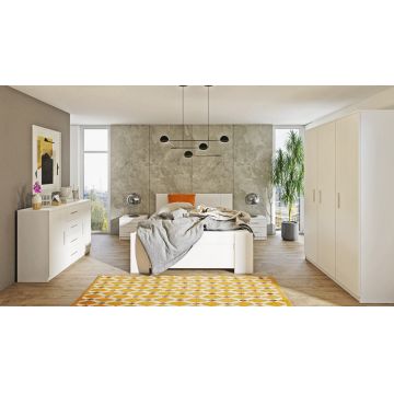 Mobilier de dormitor BONO 8 Alb