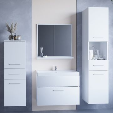 Mobilier pentru baie LUPO Alb Laminat
