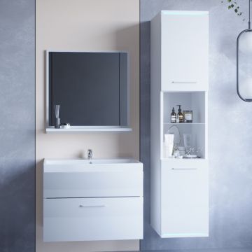 Mobilier pentru baie SOLO Alb Lucios