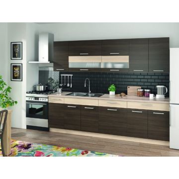MODENA 260 Bucătărie LIVEO BOGFRAN Rijeka întuneric / Rijeka deschis