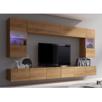 Set de mobilier CALABRIA 1 Stejar Auriu