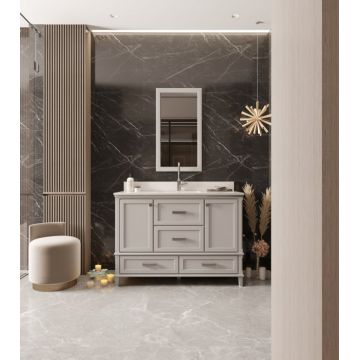 Set Mobila Baie (2 Piese), Yukon 48 - Gri
