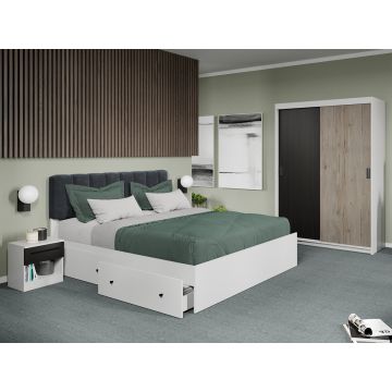 Set mobila dormitor 4 piese Odin Ferrara/San Remo C31