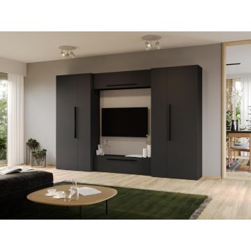 Set Mobila Living Tapo Gri Antracit C30