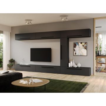 Set Mobila Living Tapo Gri Antracit C34