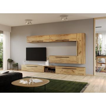 Set Mobila Living Tapo Stejar Auriu C05