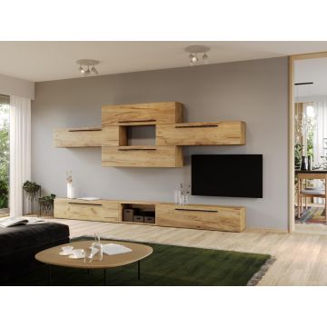 Set Mobila Living Tapo Stejar Auriu C10