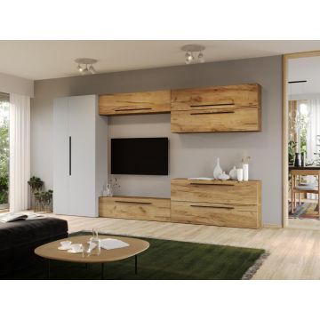 Set Mobila Living Tapo Stejar Auriu C26