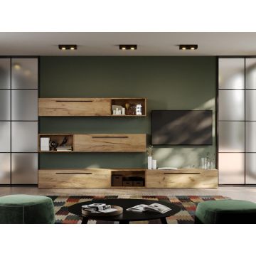 Set Mobila Living Tapo Stejar Auriu C32