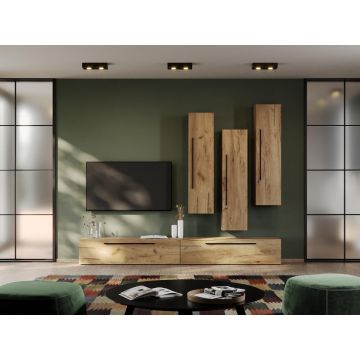 Set Mobila Living Tapo Stejar Auriu C33