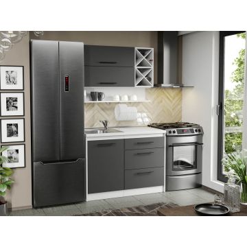 Mobila Bucatarie Gri Sofi - 96 - 110 cm