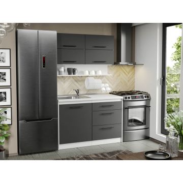 Mobila Bucatarie gri Sofi - 99 - 120 cm