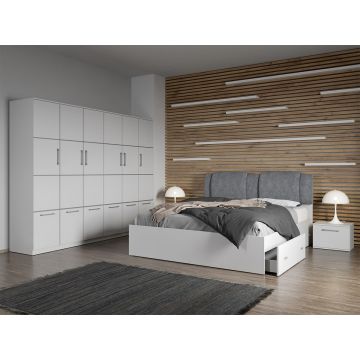 Set dormitor complet Alb - Acapulco - C17