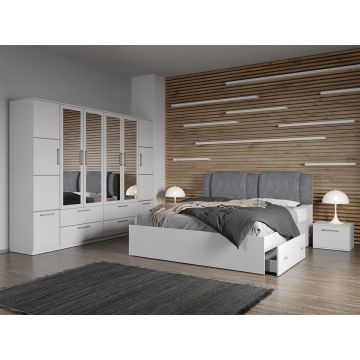 Set dormitor complet Alb - Acapulco - C19