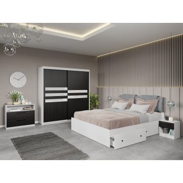 Set dormitor complet Ferrara - Glass - C13