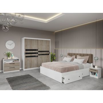 Set dormitor complet San Remo - Glass - C10