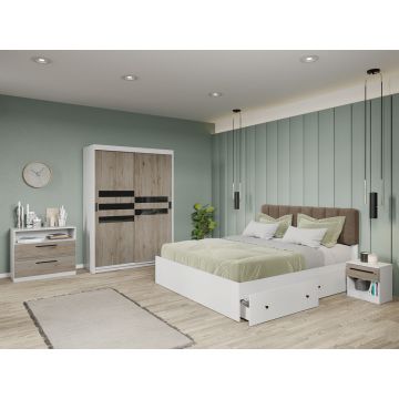 Set dormitor complet San Remo - Glass - C23