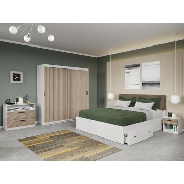 Set dormitor Stejar Natur - Line - C5