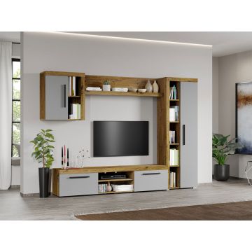 Set Mobilier Living Gri cu Flagstaff-Atena-C15