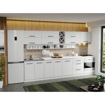 Mobila Bucatarie alba Sofi - 13 - 330 cm